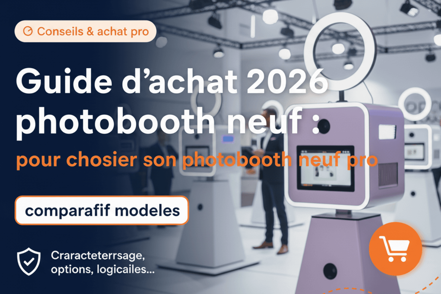 Guide d&rsquo;achat 2026 pour choisir son photobooth neuf pro