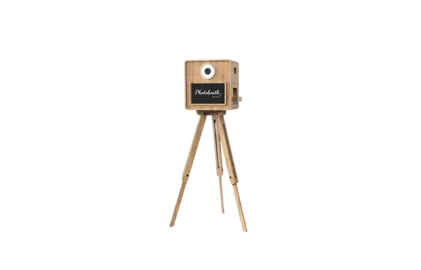 Borne photo bois neuve complète - Canon R100 et DNP DS620