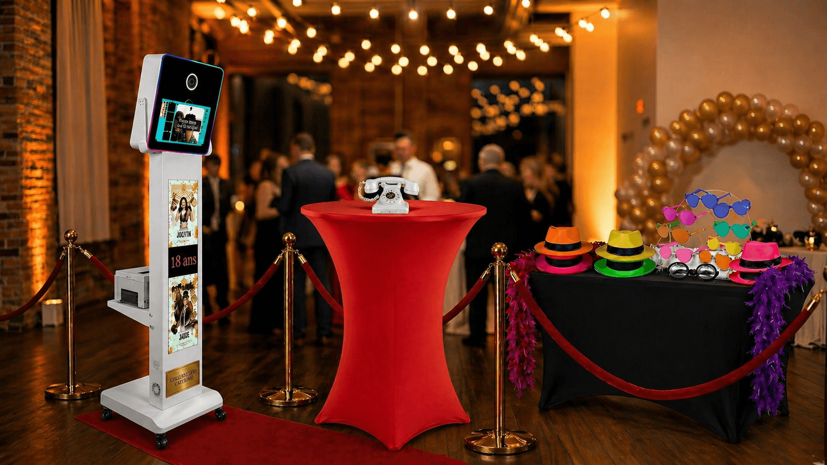Photobooth Premium Double Écran 100% personnalisable